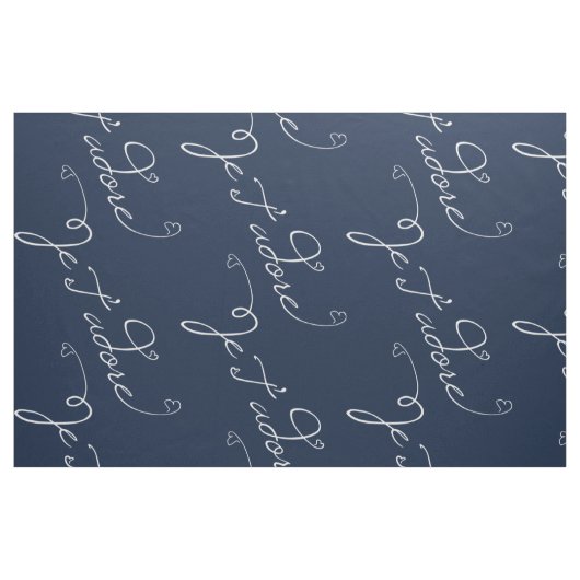 Frans script stof (Fat Quarter)