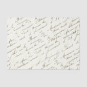 Frans Script Tissue Paper voor Decoupage Tissuepapier (Voorkant)