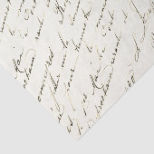 Frans Script Tissue Paper voor Decoupage Tissuepapier (Detail)