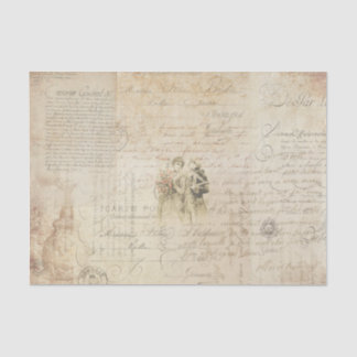  Frans script Tissuepapier