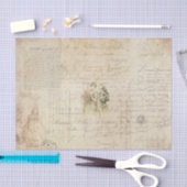 Frans script Tissuepapier (Craft)