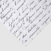  Frans script Tissuepapier (Detail)