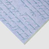 Frans script Tissuepapier (Detail)