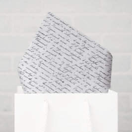  Frans script Tissuepapier