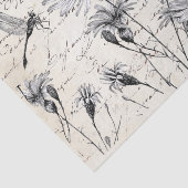 Frans Script Wilde bloem Dragonfly-decoupage Craft Tissuepapier (Detail)