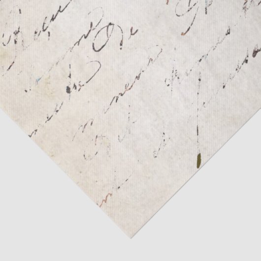 Frans Script Wildflower Dragonfly Daisy Decoupage Tissuepapier (Detail)