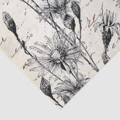 Frans Script Wildflower Dragonfly Decoupage Set 4 Tissuepapier (Detail)