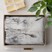 Frans Script Wildflower Dragonfly Decoupage Set 4 Tissuepapier (Geschenk)