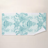 Frans, , shabby, chic, patroon, Victoriaans, turqu Badhanddoek (Badhanddoek)