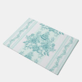 Frans, , shabby, chic, patroon, Victoriaans, turqu Deurmat (Schuin)