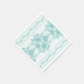 Frans, , shabby, chic, patroon, Victoriaans, turqu Servet (Hoek)