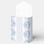 Frans, shabbykic, , bleek blauw, wit, land bedankdoosjes (Geopend)