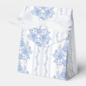 Frans, shabbykic, , bleek blauw, wit, land bedankdoosjes (Voorkant Zijde)