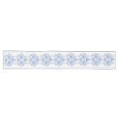 Frans, shabbykic, , bleek blauw, wit, land lange tafelloper (Horizontaal)