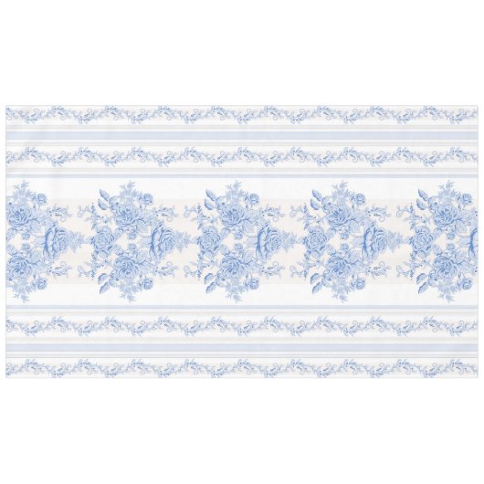 Frans, shabbykic, , bleek blauw, wit, land tafelkleed (Voorkant (Horizontaal))