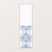 Frans, shabbykic, , bleek blauw, wit, land visitekaartje (Buitenkant ongevouwen)
