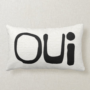 Frans Sierkussen voor typografie (Oui) Kussen