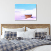 Frans Sneeuwberghok Canvas Afdruk (Insitu (Slaapkamer))