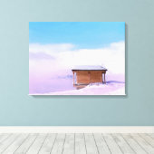 Frans Sneeuwberghok Canvas Afdruk (Insitu (Houten vloer))