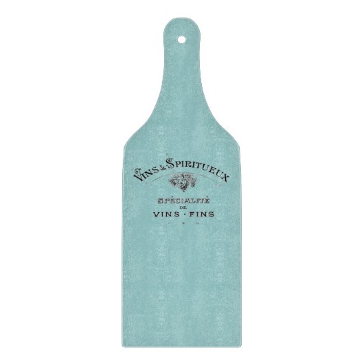 Frans snijbord voor wijn en peddel Snijplank (Voorkant)