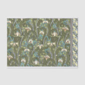 Frans Snowdrop Art Nieuw gestileerd Patroon Tissuepapier (Voorkant)