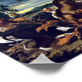Frans Snyders - jacht op herten Poster (Hoek)