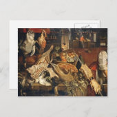 Frans Snyders- Kitchen stille Life Briefkaart (Voorkant / Achterkant)