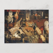 Frans Snyders- Kitchen stille Life Briefkaart (Voorkant)