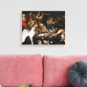Frans Snyders - Stilleven met dood spel, Fruits Canvas Afdruk (Insitu (Woonkamer))