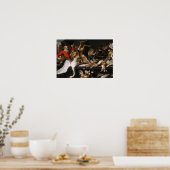 Frans Snyders - Stilleven met dood wild, fruit, Poster (Keuken)
