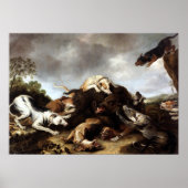 Frans Snyders The Boar Hunt Poster (Voorkant)
