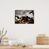 Frans Snyders The Boar Hunt Poster (Keuken)