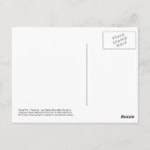 Frans Soldaat over Skis in Alpen - Les Diables Ble Briefkaart (Achterkant)