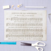  Frans Song Music Decoupage Tissue Paper Tissuepapier (Craft)