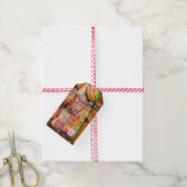 Frans spreekwoord over varkens cadeaulabel (Met Touw)