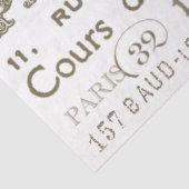  Frans Stad Names Paris Collage Tissuepapier (Detail)