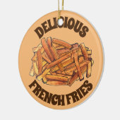 Frans Steak Fries Fried Potato Junk Food Keramisch Ornament (Links)
