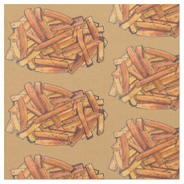 Frans Steak Fries Fried Potato Junk Food Stof