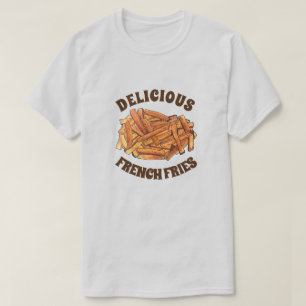 Frans Steak Fries Fried Potato Junk Food T-shirt
