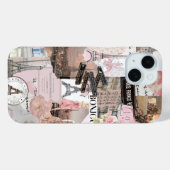 Frans Stijl Meisje Preppy Collage, Telefoonhoes Case-Mate iPhone Case (Achterkant (horizontaal))