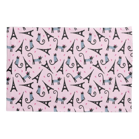 Frans stijlgeperst kleed papier met elastische tow kussensloop (Achterkant-Links)