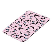 Frans stijlgeperst kleed papier met elastische tow magneet (Linkerzijde)