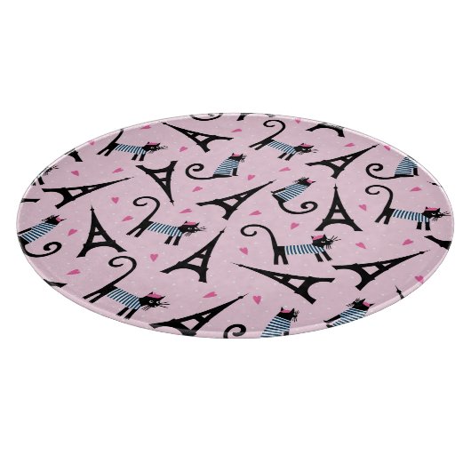 Frans stijlgeperst kleed papier met elastische tow snijplank (Hoek)