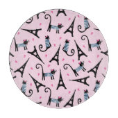 Frans stijlgeperst kleed papier met elastische tow snijplank (Voorkant)