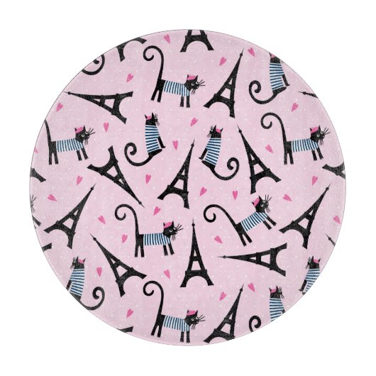 Frans stijlgeperst kleed papier met elastische tow snijplank (Voorkant)