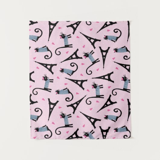 Frans stijlgeperst kleed papier met elastische tow wandkleed (Voorkant)