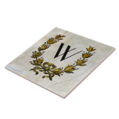  Frans Stijlvol en monogram Tegeltje (Zijkant)