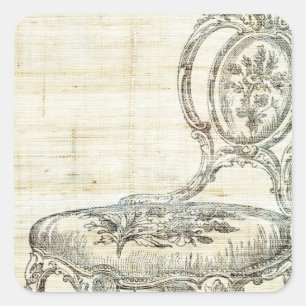  Frans Stoel Linnen 2 Vierkante Sticker