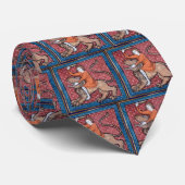 Frans Stropdas Medieval Lion (Opgerold)