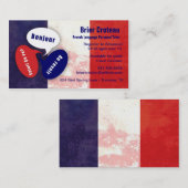 Frans Taal Tutor Visitekaartje (Voorkant / Achterkant)